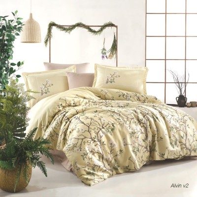 Lenjerie de pat satin clasy king size (alvin v2)